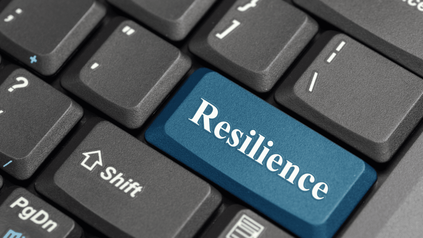 Resilience button on a keyboard